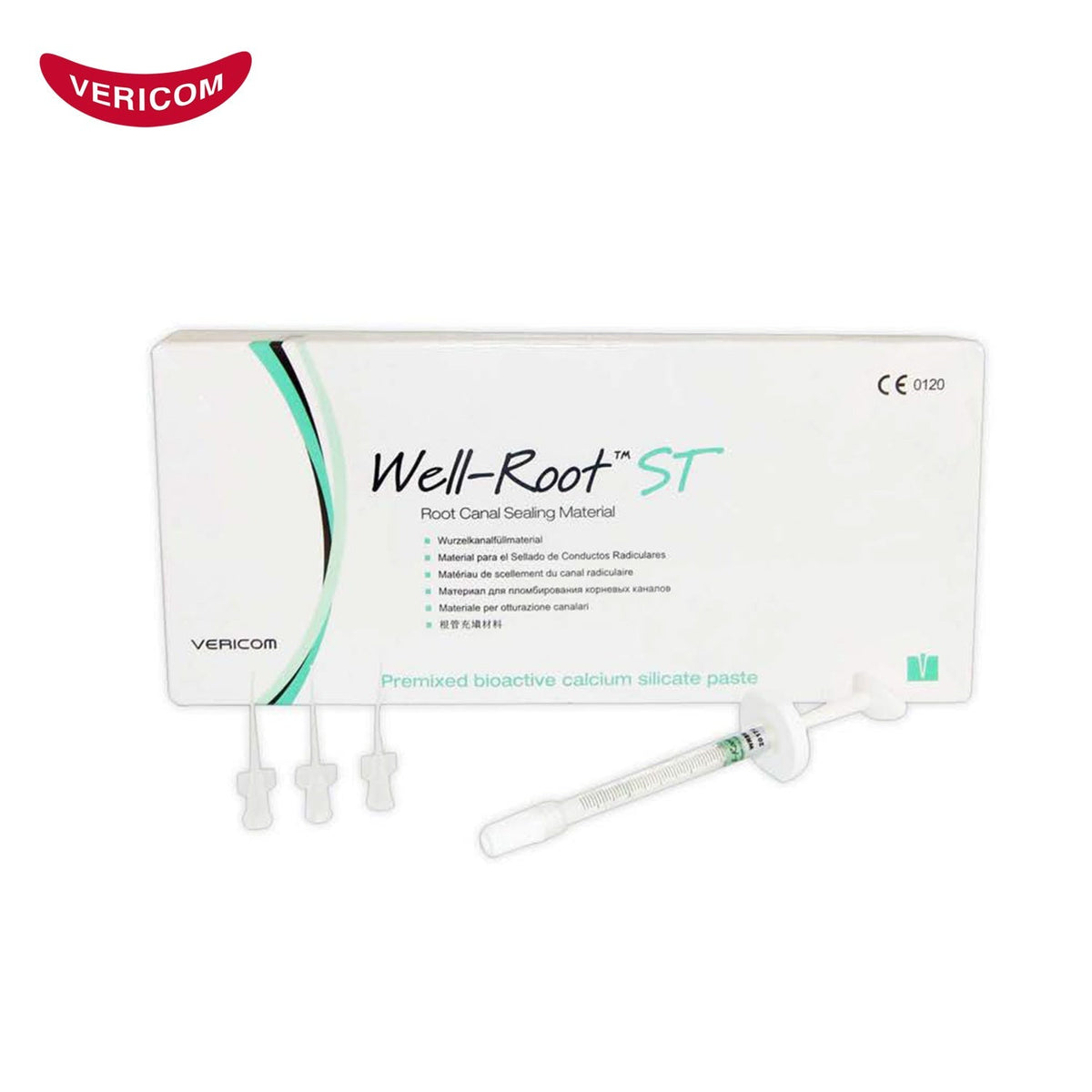 Strzykawka z bioceramicznym uszczelniaczem kanałowym Vericom Well-Root