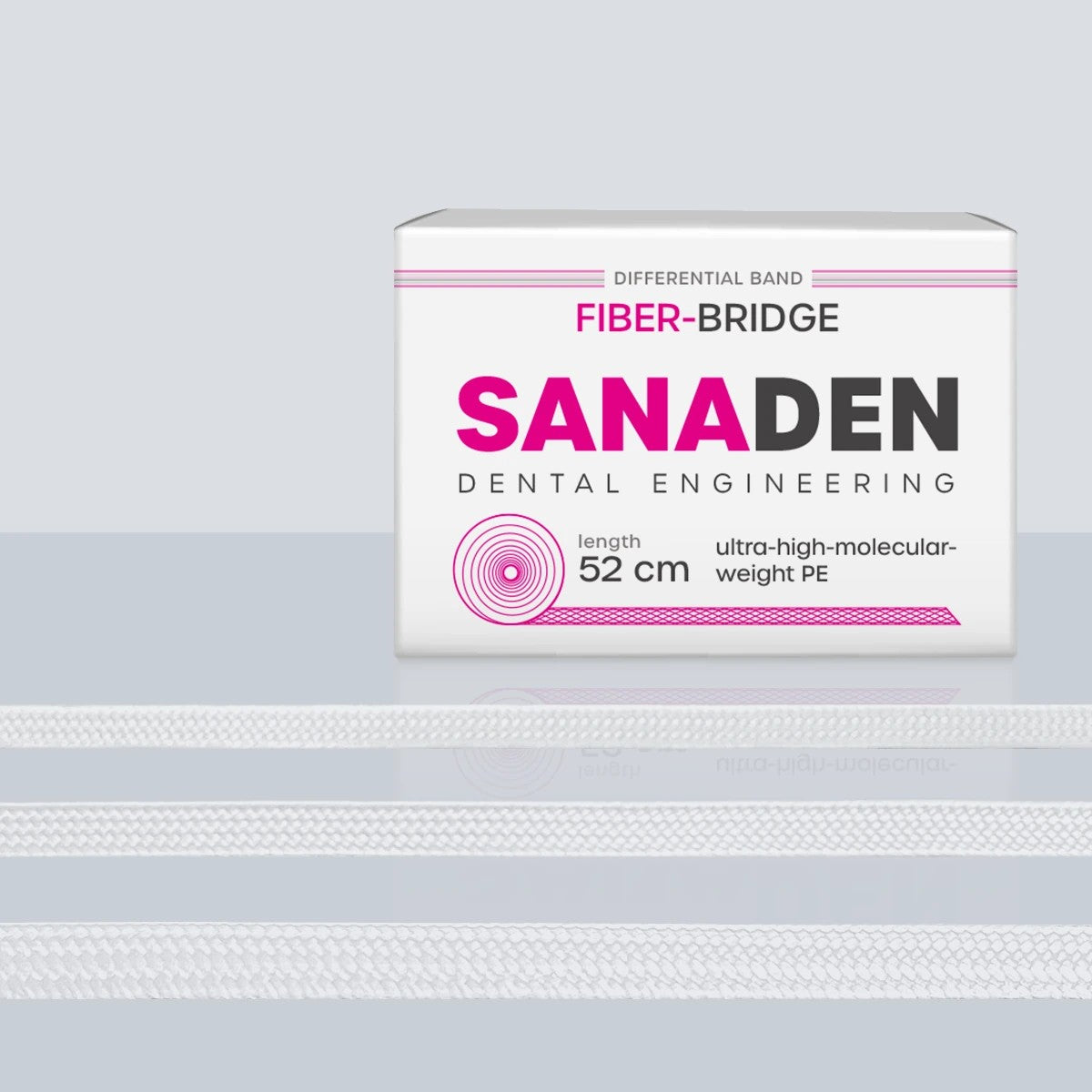 Taśma wzmacniająca UHMW PE Sanaden Fiber-Bridge z oryginalnym opakowaniem (52 cm)