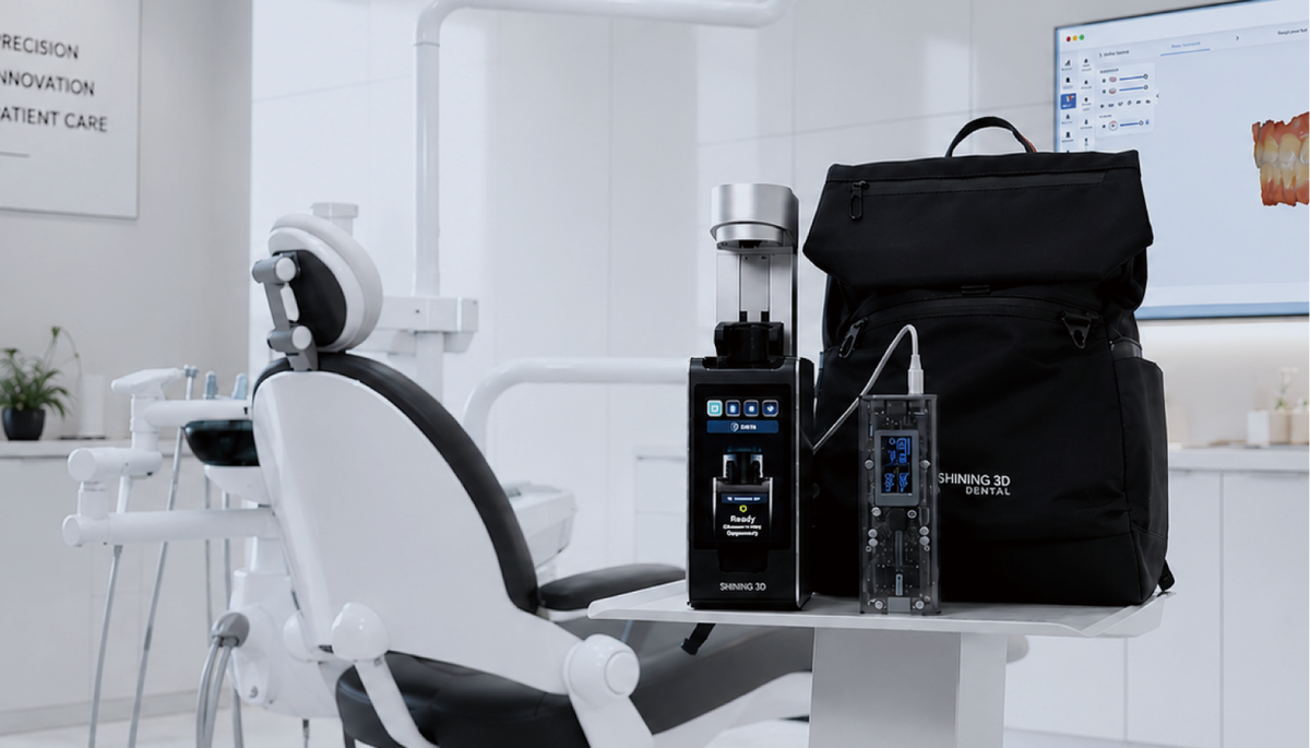 Shining 3D Ceramix-Nano spausdintuvas odontologijos kabinete
