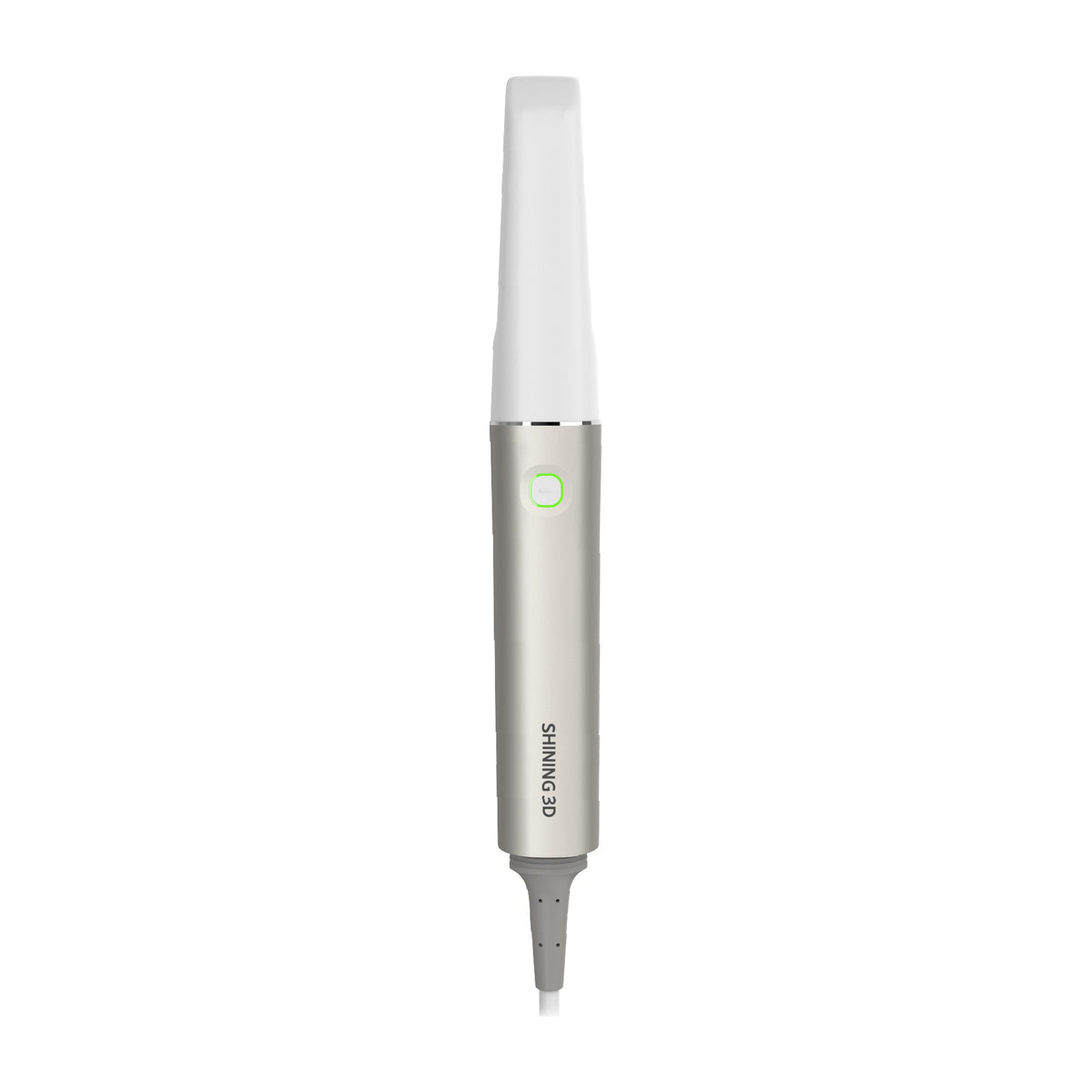 Aoralscan Elite skeneris vertikaliai, baltame fone