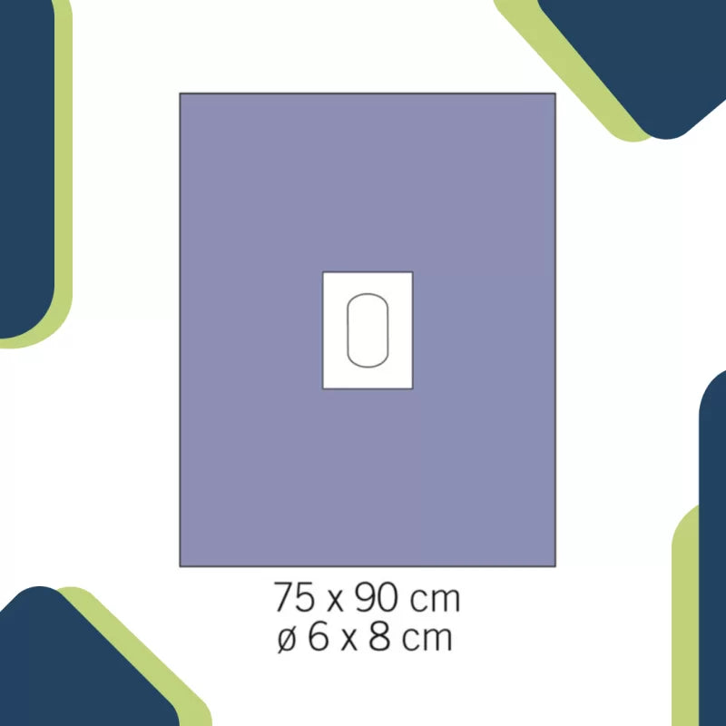Evercare – serweta sterylna z otworem (75×90 cm)
